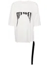 Rick Owens Drkshdw Jumbo Ss Tee In White