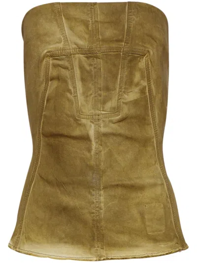 Rick Owens Drkshdw Porterville Top In Green