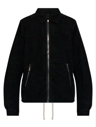 Rick Owens Drkshdw Black Porterville Zipfront Jacket
