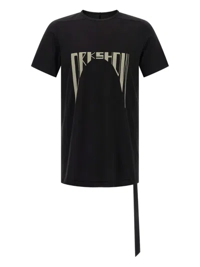 RICK OWENS DRKSHDW PRINT-DETAIL CREW-NECK T-SHIRT