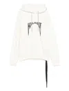 Rick Owens Drkshdw Printed Hoodie In Neutrals