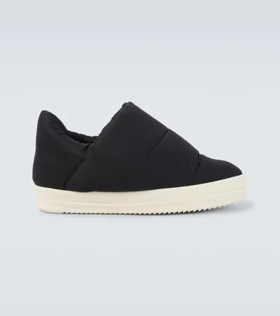 Rick Owens Drkshdw Puffer Slip-on Shoes In Black