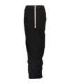 Rick Owens Drkshdw Pull On Pillar Maxi Skirt In Black