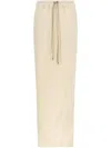 Shop Rick Owens Drkshdw Pull On Pillar Maxi Skirt In Neutrals