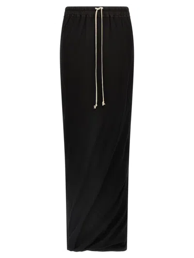RICK OWENS DRKSHDW RICK OWENS DRKSHDW 'PULL ON PILLAR' SKIRT