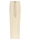 Rick Owens Drkshdw "pillar" Maxi Skirt In Neutral