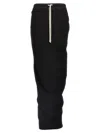 Rick Owens Drkshdw Drawstring Skirt In Black