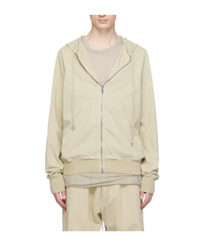 Rick Owens Drkshdw Off-white Pullover Hoodie In 08 Pearl