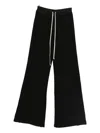 Rick Owens Drkshdw Pusher Drawstring-waist Trousers In Black
