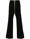 Rick Owens Drkshdw Side-slit Cotton Straight Trousers