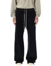 Rick Owens Drkshdw Black Hollywood Pusher Sweatpants In Black