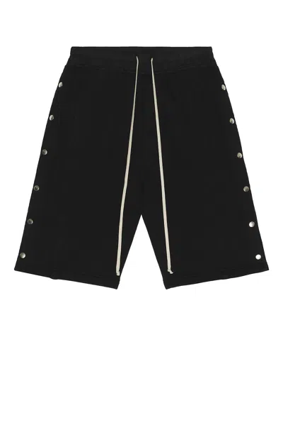 Rick Owens Drkshdw Pusher Shorts In Black