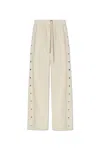 Rick Owens Drkshdw Elastic Waist Casual Pants In Natural