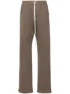 Rick Owens Drkshdw Gray Pusher Lounge Pants In Braun