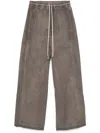 Rick Owens Drkshdw Pusher Trousers In Brown