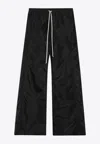 Rick Owens Drkshdw Nylon Pusher Trousers In Black