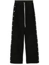 Rick Owens Drkshdw Pusher Wide-leg Trousers In Black