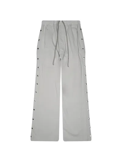 Rick Owens Drkshdw Pusher Wide-leg Trousers In Gray