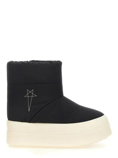 Rick Owens Drkshdw Quilted Black Padded Boots