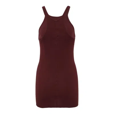 Rick Owens Drkshdw Racer Back Tank Medium Weight In Brown