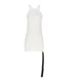 Rick Owens Drkshdw Womens Milk Racer Shoulder-straps Cotton-jersey Top In White