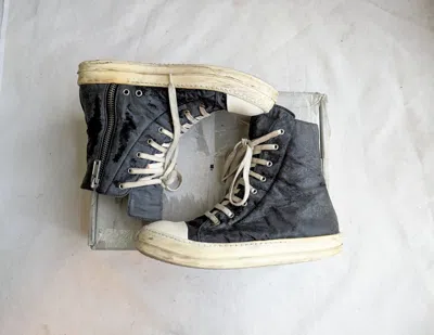 Pre-owned Rick Owens Drkshdw Ramones Black 9 42 Shoes