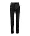 Rick Owens Drkshdw Raw Edge Patchwork Jeans In Black