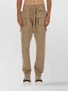 Rick Owens Drkshdw Relaxed Cargo Trousers Drawstring Waist In Neutral