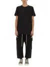 Rick Owens Drkshdw Drkshdw By Rick Owens Oversized Cotton T-shirt With Geometric Design And Relaxed Fit