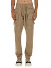 Rick Owens Drkshdw Relaxed Fit Brown Cargo Pants In Multi