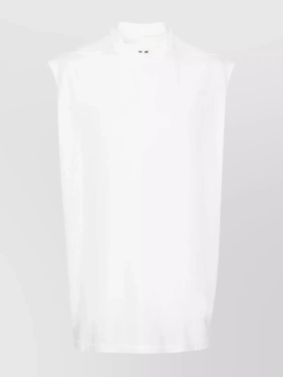 Rick Owens Drkshdw Relaxed Fit Sleeveless Crew T In White