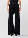 Rick Owens Drkshdw Relaxed Wide-leg Jogging Trousers In Black