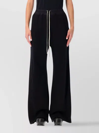 RICK OWENS DRKSHDW RELAXED WIDE-LEG JOGGING TROUSERS