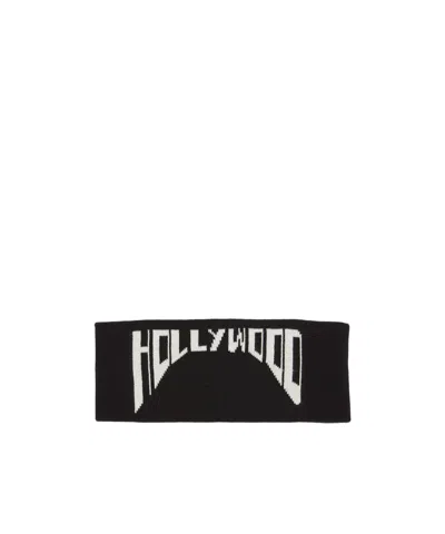 Rick Owens Drkshdw Rib Headband In Black