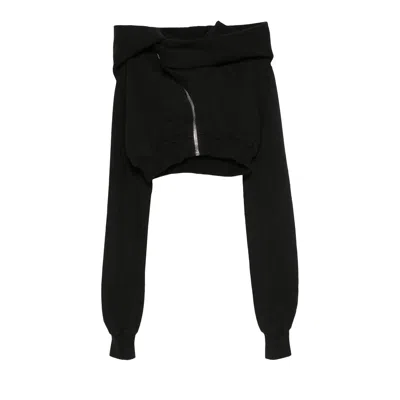 Pre-owned Rick Owens Drkshdw Rib Long-sleeve Shirt 'black' | Women's Size M