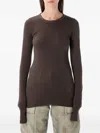 Rick Owens Drkshdw Drkshdw By Rick Owens Woman T-shirt Mauve Size S Cotton In Brown