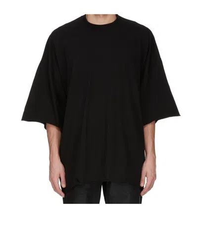 Rick Owens Drkshdw Rib Round-neck T-shirt In Black