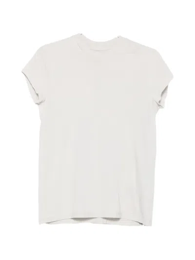 Rick Owens Drkshdw Ribbed-trim Strap-detail T-shirt In White