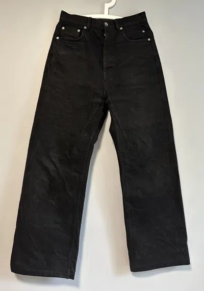 Pre-owned Rick Owens Drkshdw Rick Owens 16oz Mij Geth Selvedge In Black