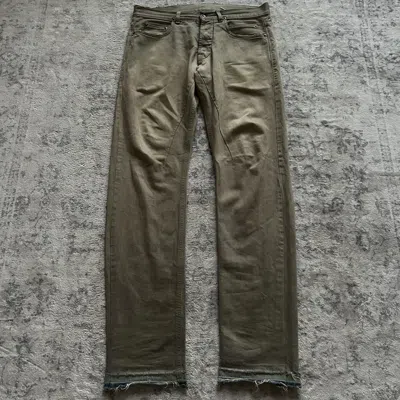 Pre-owned Rick Owens Drkshdw Rick Owens Fw07 Exploder Dust Wash Detroit Cut Jeans In Multi
