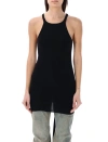 RICK OWENS DRKSHDW RICK OWENS RAW CUT HEM SLEEVELESS TANK TOP