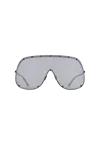 Rick Owens Drkshdw Rick Owens Shield Sunglasses Black/black In Black