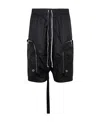 Rick Owens Drkshdw Rope Shorts In Black