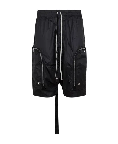Rick Owens Drkshdw Rope Shorts In Black