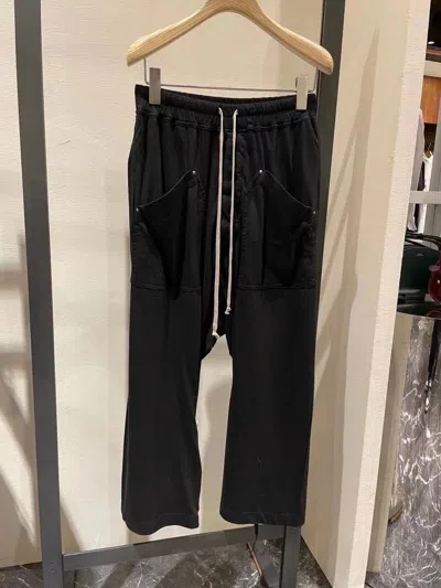 Rick Owens Drkshdw Rope Sweatpants In Black