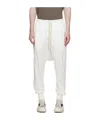 Rick Owens Drkshdw Rope Sweatpants In White