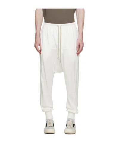 Rick Owens Drkshdw Rope Sweatpants In White