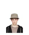 Rick Owens Drkshdw Off-white Gilligan Narrow Brim Bucket Hat In Nude