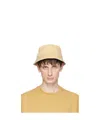 Rick Owens Drkshdw Yellow Gilligan Narrow Brim Bucket Hat In Nude