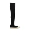 Rick Owens Drkshdw Round-head Boots In Black